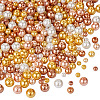 11 Strands 11 Styles Baking Paint Pearlized Glass Pearl Round Bead Strands HY-CW0001-04-2