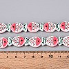 Dyed & Heated Glass Enamel Beads GLAA-T023-45E-4