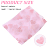 Heart Shapes Nylon Fiber Embroidery Lace Cloth Fabric DIY-WH0588-91B-2