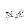 Tibetan Style Alloy Pendants TIBEP-S299-37AS-RS-3