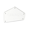 Translucent Acrylic Connector Charms MACR-G065-10A-02-1