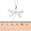 Dragonfly 304 Stainless Steel Pendant Necklaces NJEW-H059-05P-5
