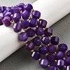 Natural Quartz Dyed Beads Strands G-U023-A02-13-1
