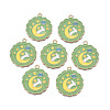 Alloy Enamel Pendants ENAM-N055-104B-1