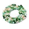 Electroplate Glass Beads Strands X-EGLA-T020-12B-2