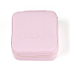 Square PU Leather Jewelry Set Box PAAG-PW0012-05B-1