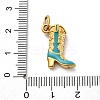 304 Stainless Steel Enamel Pendants STAS-I331-27G-03-3