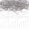600Pcs 15 Styles 304 Stainless Steel Ball Head Pins & Flat Head Pins & Eye Pins STAS-TA0002-80-1