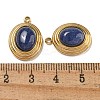 Natural Blue Jade Dyed Pendants STAS-L025-007G-04-3