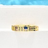 Adjustable Brass Micro Pave Cubic Zirconia Finger Rings for Women RJEW-H247-10G-3