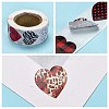 Heart Shaped Stickers Roll DIY-K027-A14-4