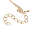 Natural Keshi Pearl Beads Link Bracelets BJEW-JB13171-4