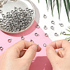 150Pcs 304 Stainless Steel Tube Bails STAS-BBC0008-25-4