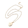 Clear Cubic Zirconia Locket Necklaces LS-NJEW-A036-01C-4