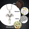 Stainless Steel Urn Ashes Necklace NJEW-CN0001-06P-6