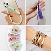 500Pcs Plating Acrylic Beads PACR-TADJ0001-01N-6