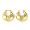 Ion Plating(IP) 304 Stainless Steel Hoop Earrings for Women STAS-I304-07G-1