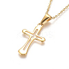 304 Stainless Steel Pendant Necklaces NJEW-F275-07G-2