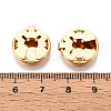 Brass Cufflinks KK-T074-63G-01-NR-4