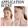 24Pcs 12 Colors Glass Pearl Pendants PALLOY-GO00070-5