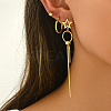 Stainless Steel Star Tassel Earrings Sets LS-OV1980-2-3