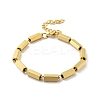 304 Stainless Steel Hexagon Link Chain Bracelets for Women Men BJEW-F488-16G-4