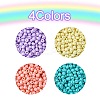 800Pcs 4 Styles Mixed Styles 8/0 Glass Round Seed Beads SEED-FS0001-18C-2