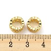 Brass Micro Pave Cubic Zirconia European Beads KK-H452-20G-2