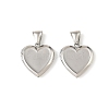316 Stainless Steel Locket Pendants X-STAS-K321-26P-1
