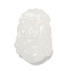 Natural White Jade Carved Pendants LS-G-S384-01L-2