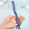 10 Strands Baking Electroplate Glass Beads Strands GLAA-BW0001-01-5