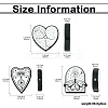 15Pcs 3 Styles Food Grade  Gothic Theme Silicone Focal Beads SIL-CJ0001-88-2