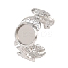 Eagle Shape 304 Stainless Steel Cuff Ring Components SA-CBA098D-05P-A-1