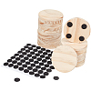 30Pcs Wooden Cup Mats AJEW-CN0002-10-1