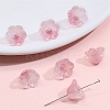 10Pcs Gradient Color Transparent Glass Bead Caps PW-WG464DA-28-1