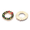 Eco-Friendly Alloy Enamel Pendants LS-ENAM-Q437-060-NR-1