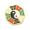 Eight-Diagram Tactics with Yin Yang Enamel Pin JEWB-K008-01G-2