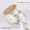 Polyester Lock Edge Printed Flower Ribbon PW-WG70ADC-01-2