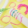 20Pcs Waxed Polyester Cord Bracelet Making AJEW-TAC00093-6
