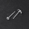 60Pcs 6 Style Star & Shamrock & Bell & Flower & Butterfly & Heart Resin Stud Earring Findings FIND-FS0001-96-2