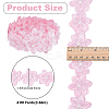 4 Yards Organza Flower Lace Trim OCOR-WH0070-165B-2