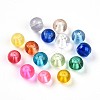 Baking Paint Transparent Glass Beads DGLA-Q022-4mm-M-2