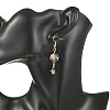 Natural Paua Shell Dangle Earrings for Women EJEW-JE07077-2