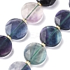 Natural Colorful Fluorite Beads Strands G-C116-A172-03-2