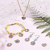 40Pcs 10 Style Rack Alloy Enamel Pendants ENAM-NB0001-65-2