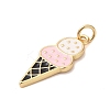 Rack Plating Brass Enamel Pendants KK-S372-03C-01-2