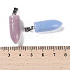 Synthetic Noctilucent Stone/Luminous Stone Pointed Pendants G-Z054-08-4