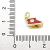 Brass Enamel Charms KK-S511-28A-G-3