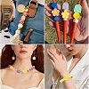 30Pcs 5 Styles Silicone Focal Beads SIL-YW0002-21A-6