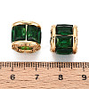 304 Stainless Steel and Glass Charms STAS-T071-04E-G-3